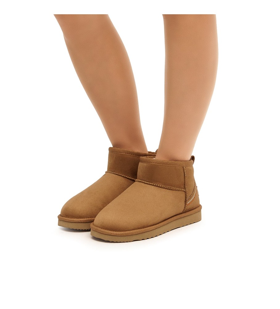 Botas de cano curto marrons Mustang Eira