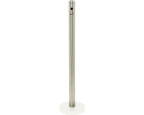 Vrijstaande asbakpaal, roestvrij staal, 100 cm (zonder voet)
