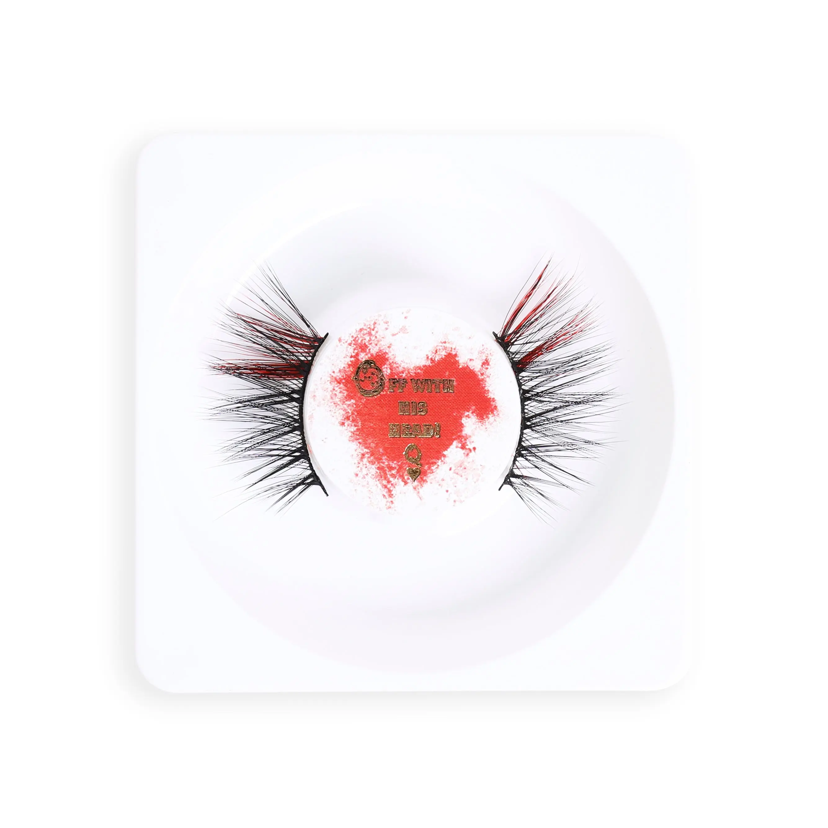 x Alice in Wonderland Red Queen False Lashes