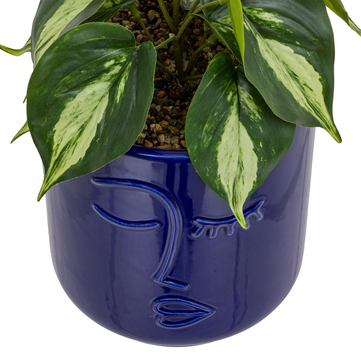 PLANTE VISAGE POT CERAMIQUE SOLEYA H.30CM