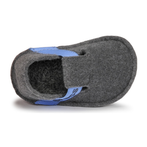Crocs - CLASSIC SLIPPER K - Gris / Bleu