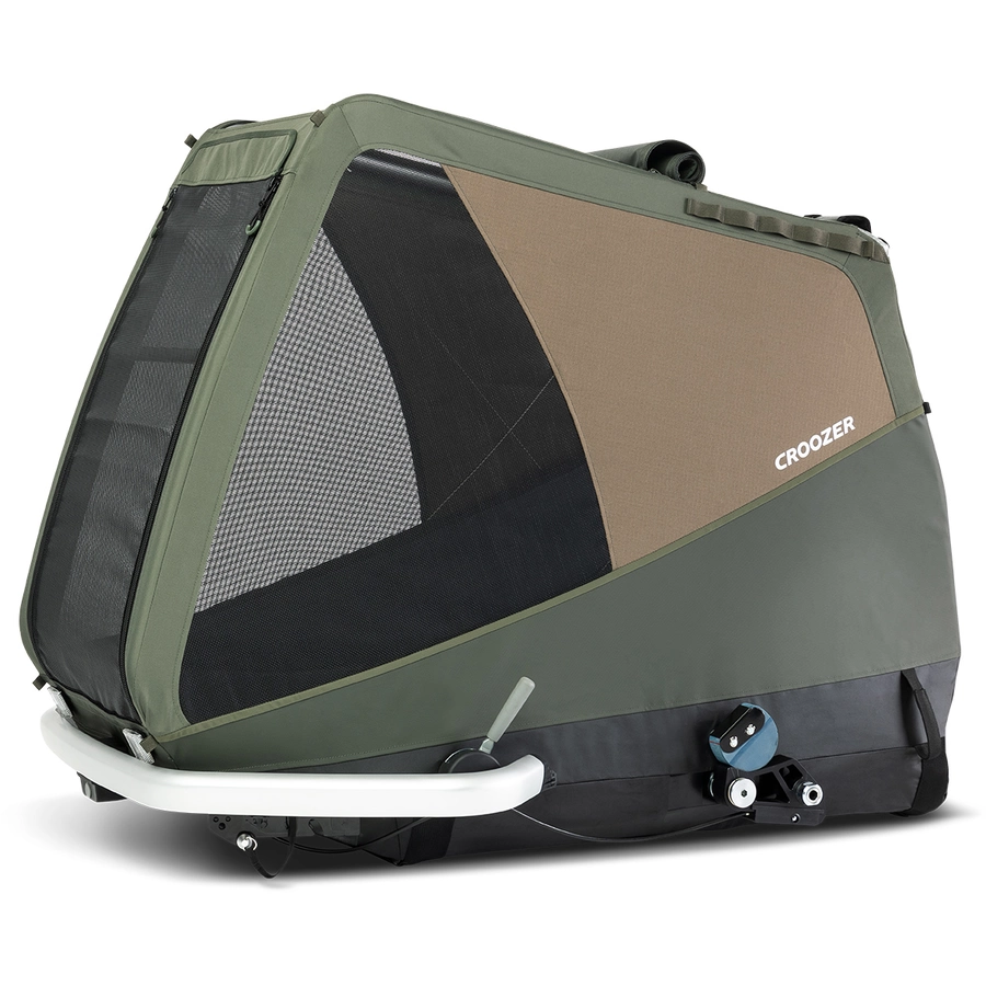 CROOZER Hundefahrradanhänger Dog Tammo Moss green