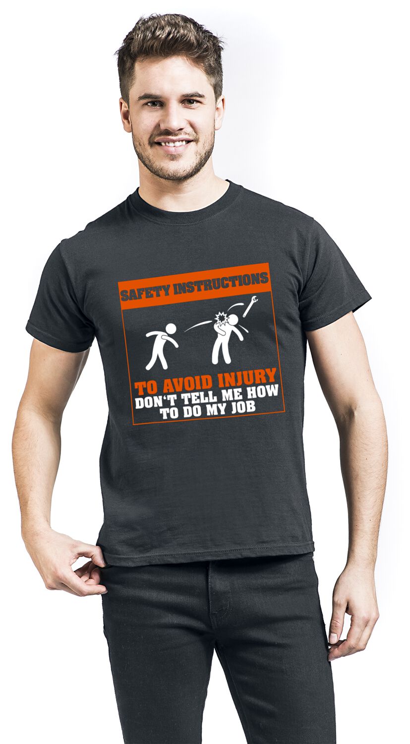 Safety Instructions | Work & Career T-Shirt Manches courtes