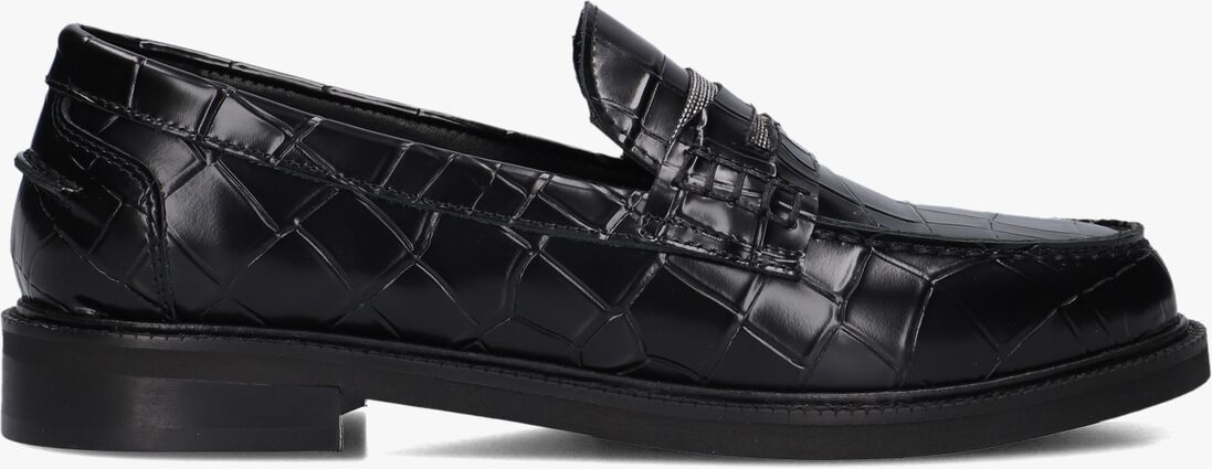 zwarte stefano lauran loafers 12032