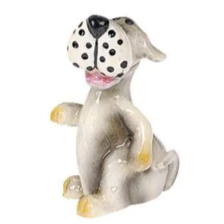 Knorr Prandell Hund, 3 cm, grau, 4er Set
