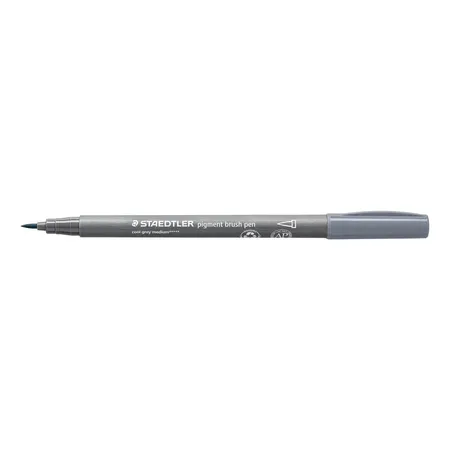 STAEDTLER® pigment brush pen 371 - kaltgrau medium
