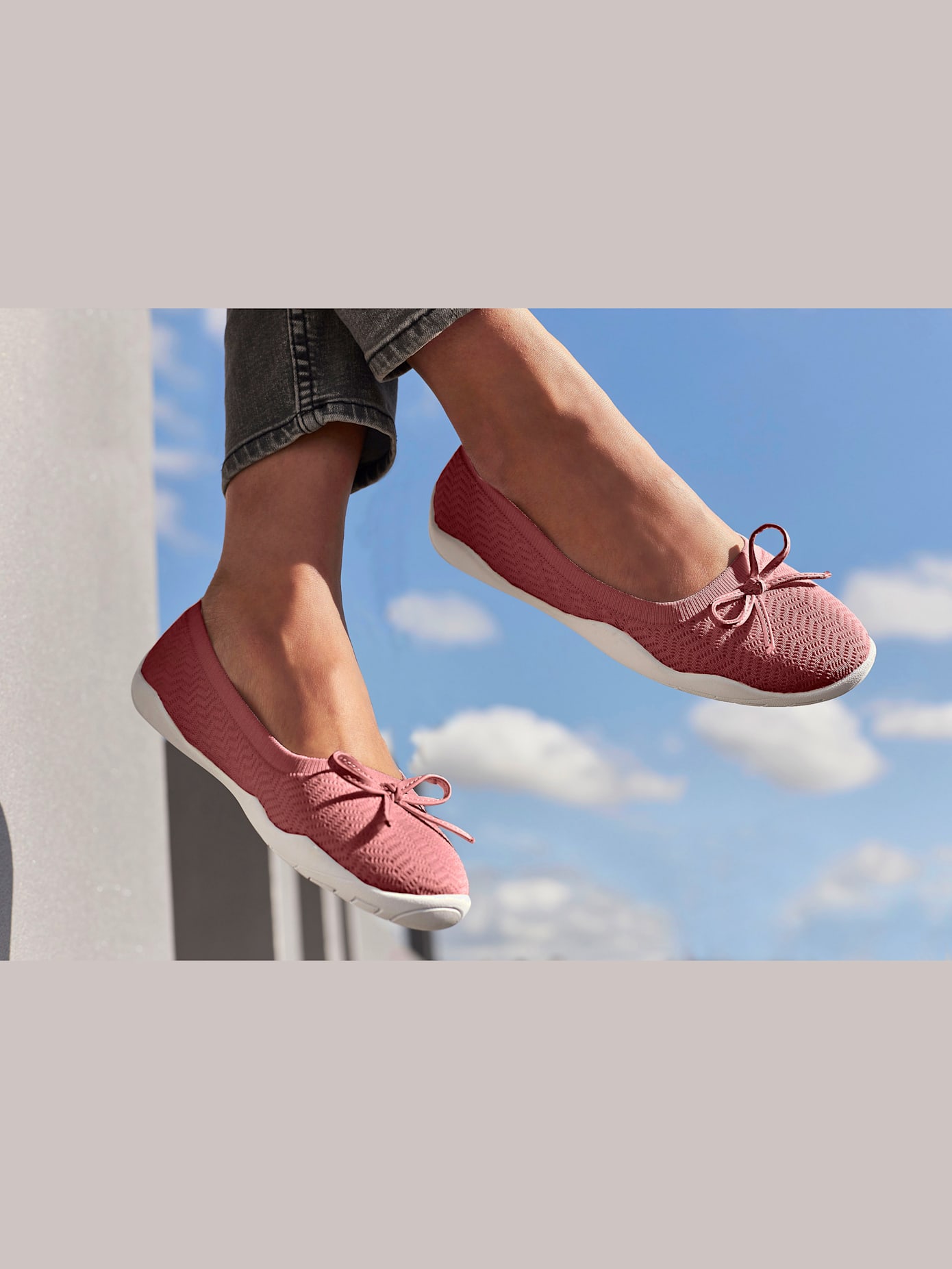 Sneakers ballerines semelle ultra-légère, très plate et souple