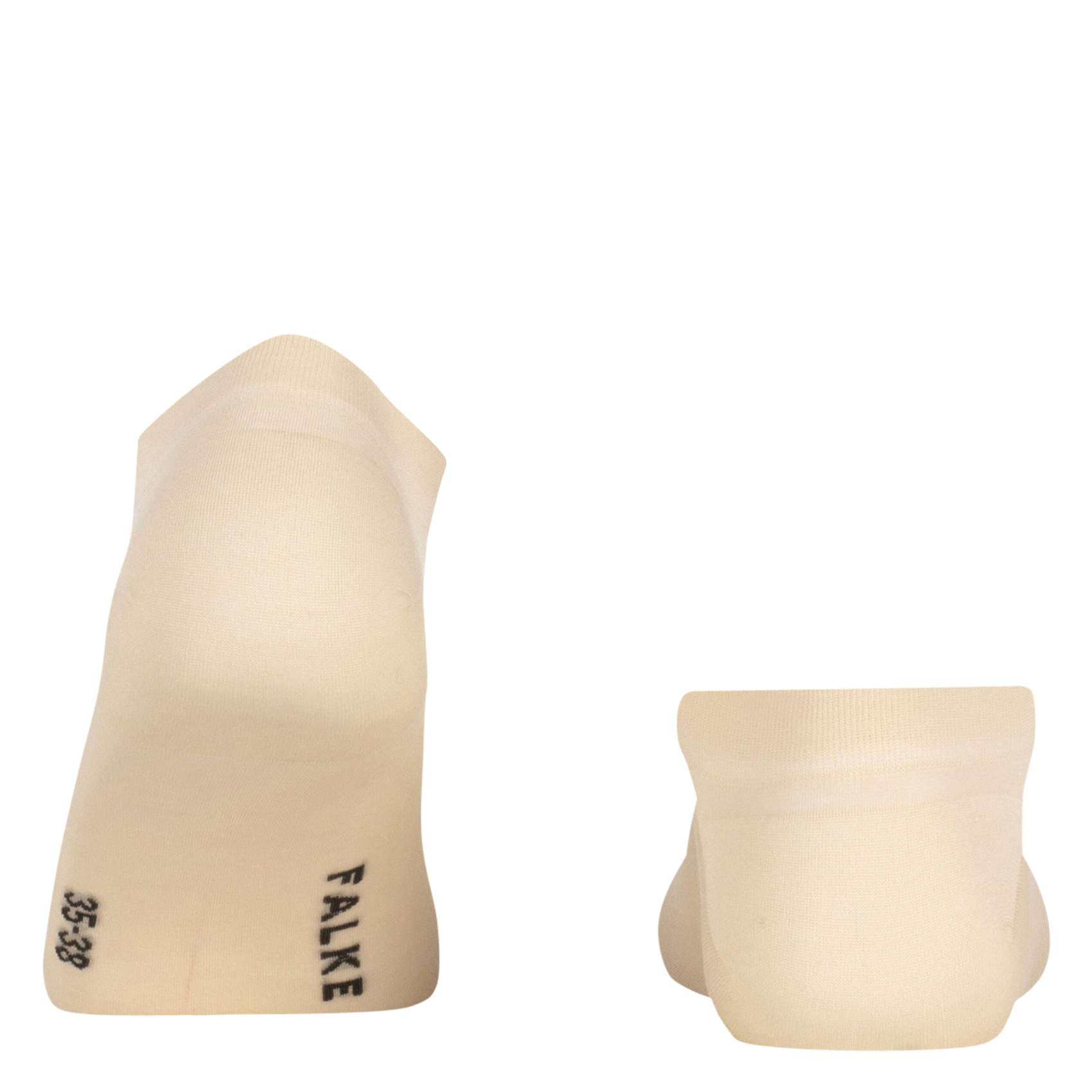 FINE FTNESS SN - Socquettes avec élastique et talon contrastés | Beige