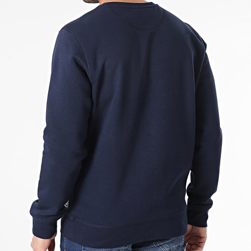 Sweat Crewneck Michigan Bleu Marine Jaune