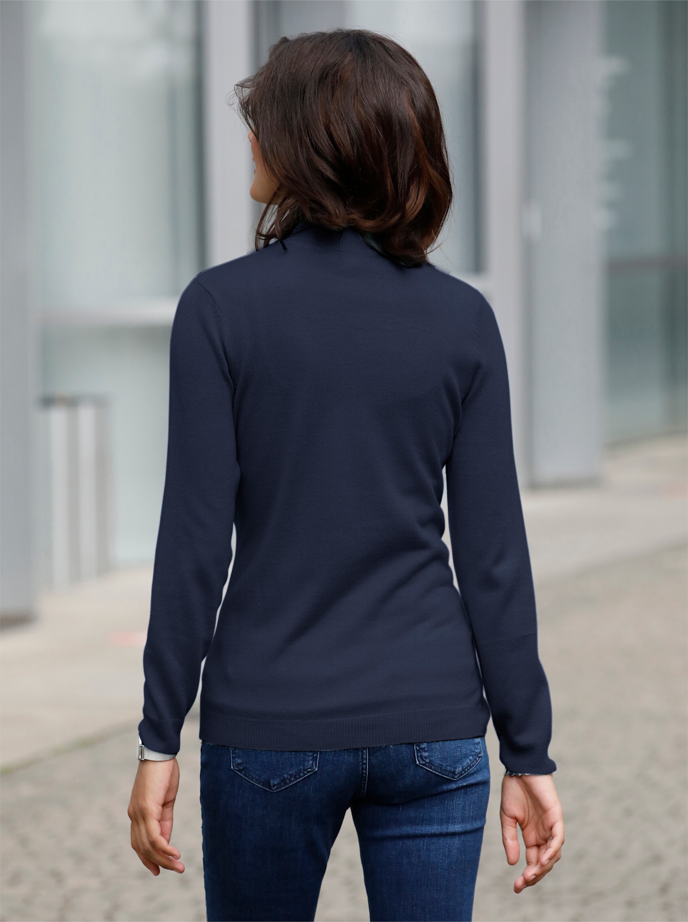 Stehkragenpullover
