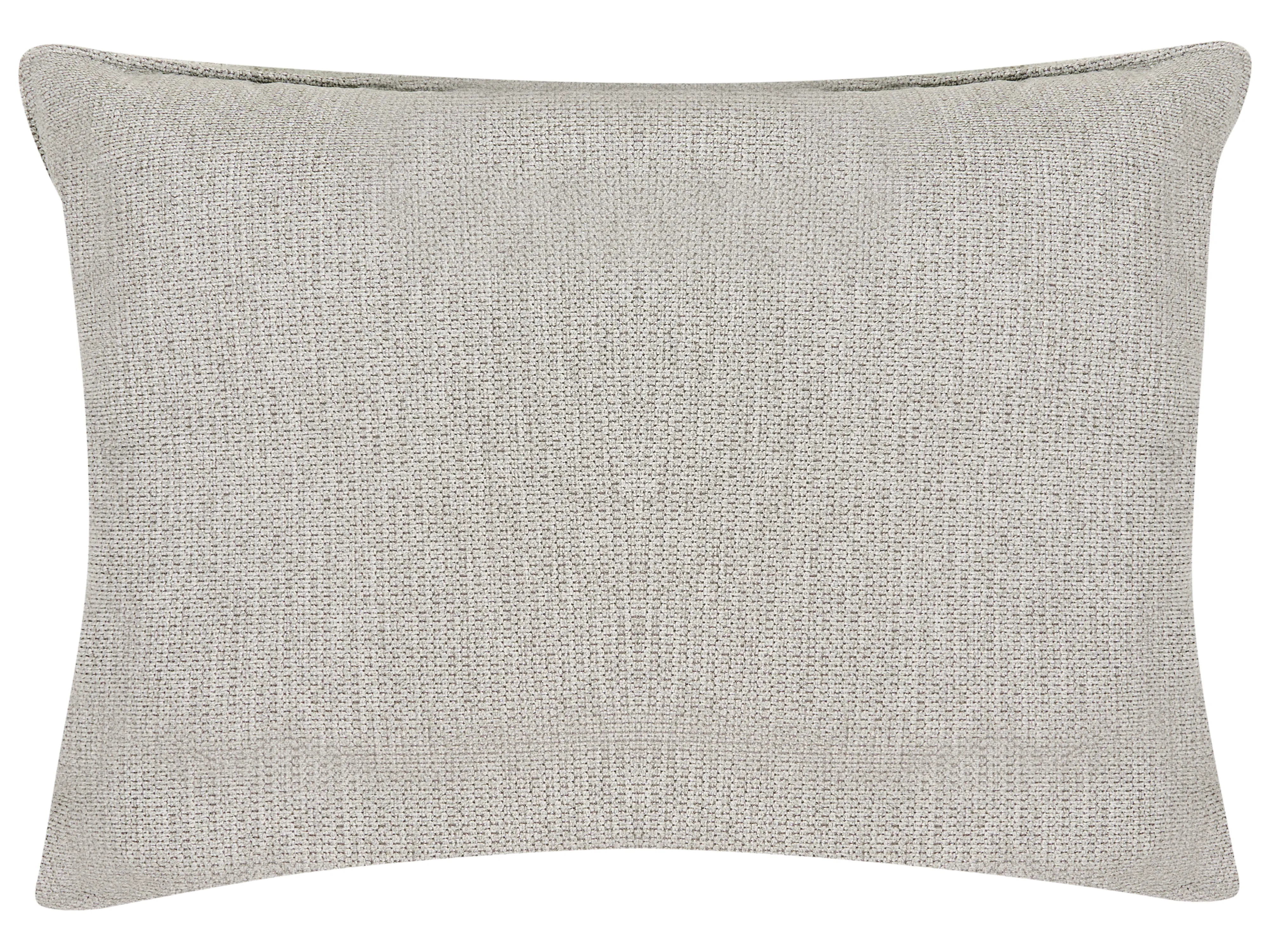Rechtszijdige chaise longue YERRES Stof Grijs