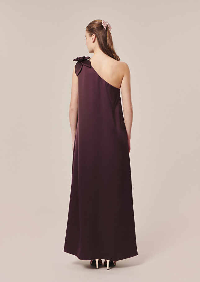Robe Rekiamarron en satin fluide