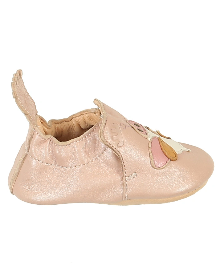 Krabbelschuhe BLUMOO ABEILLE in altrosa