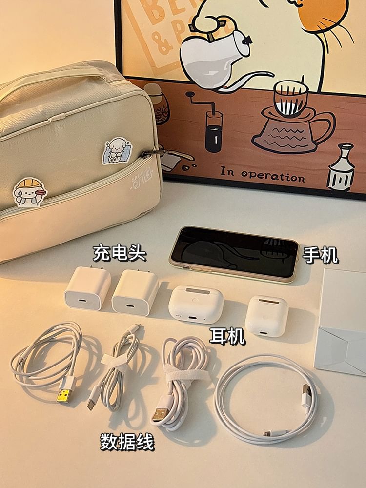 Candy Lemon - Effen imitatieleren accessoiretas organizer / hondenbroche / set (verschillende ontwerpen)