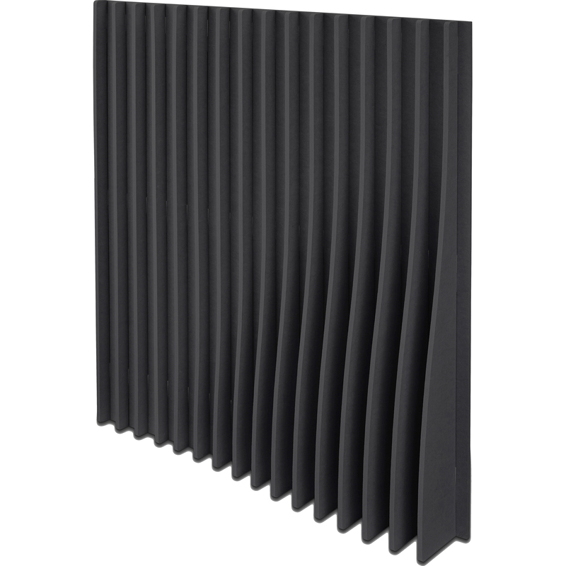 Suono Akustik-Wandpaneel suonoBLADES EBB, 120 x 120 cm, schwarz