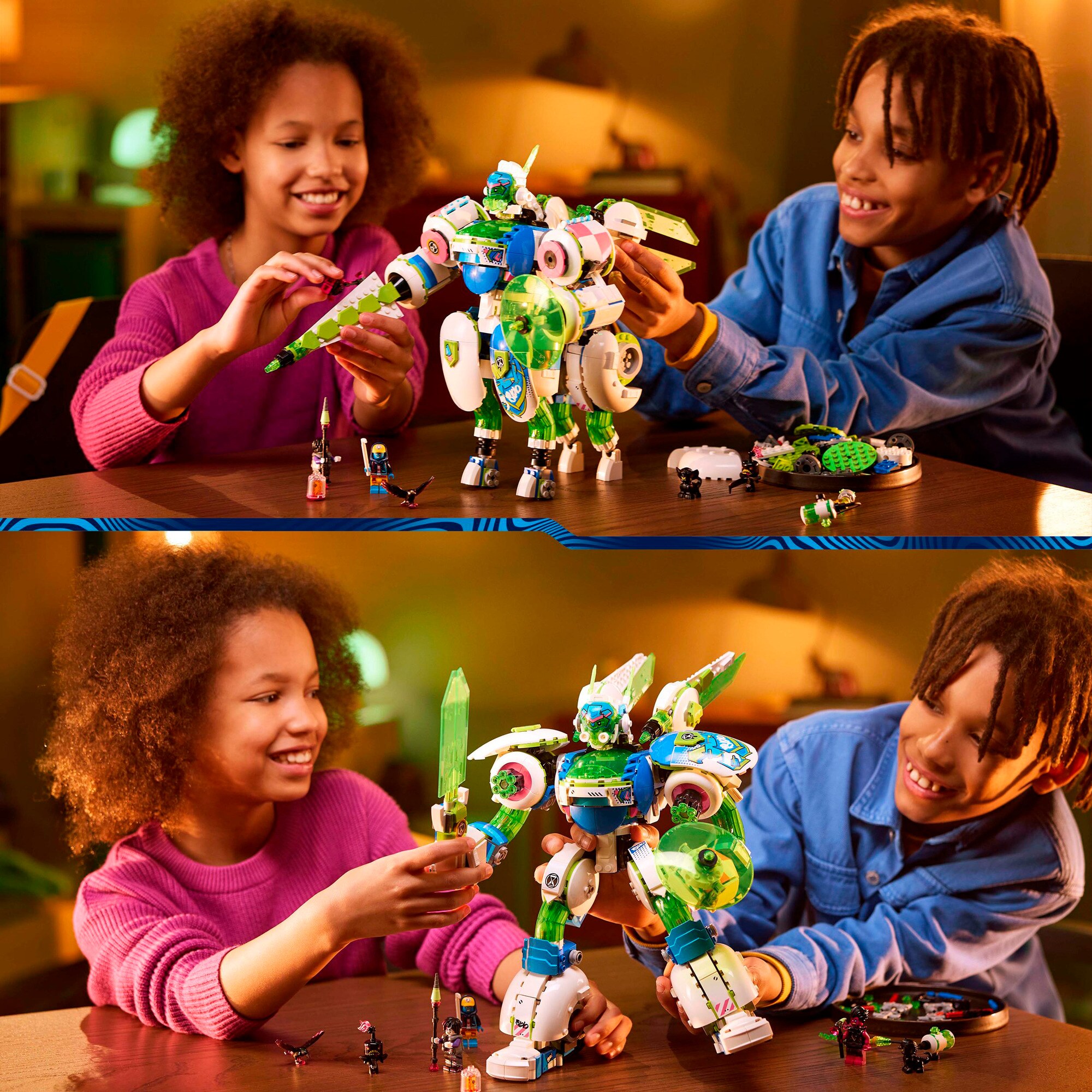 LEGO Konstruktionsspielzeug DREAMZzz Mateo und Z-Blob der Ritter-Mech