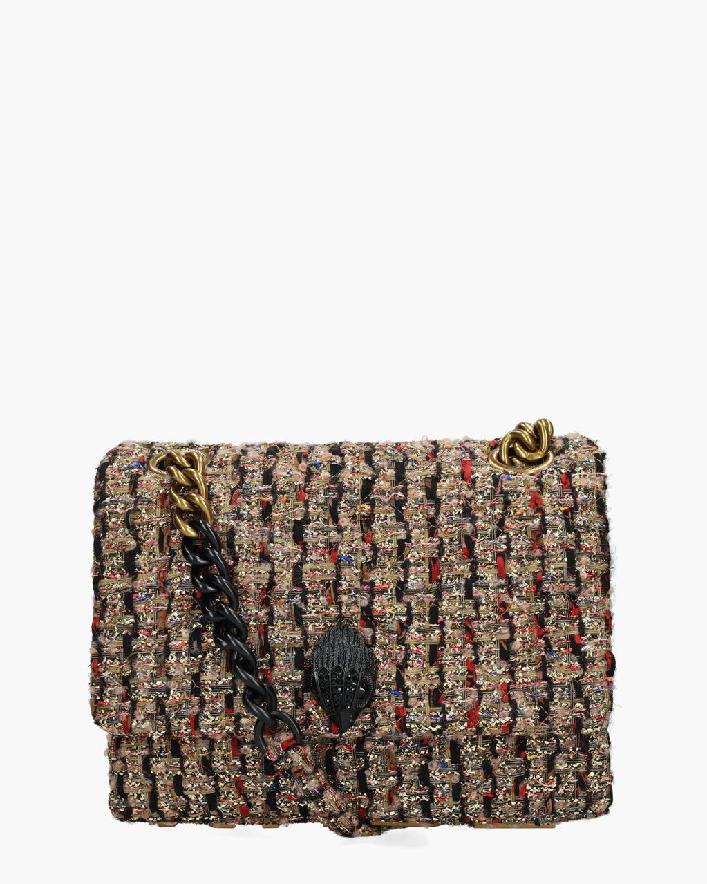 Kurt Geiger Large Kensington Metallic Tweed Bag Multicolor Tas