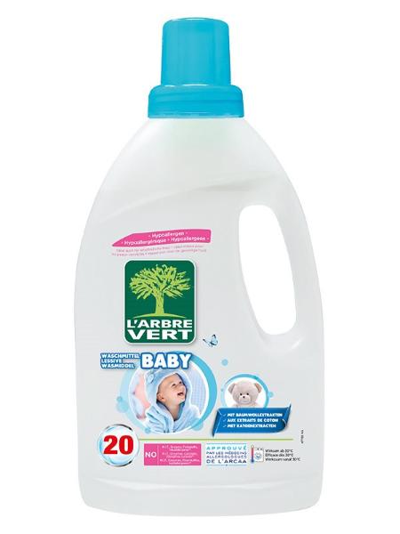 L'ARBRE VERT Öko Flüssigwaschmittel liq Baby Fl 1.2 lt