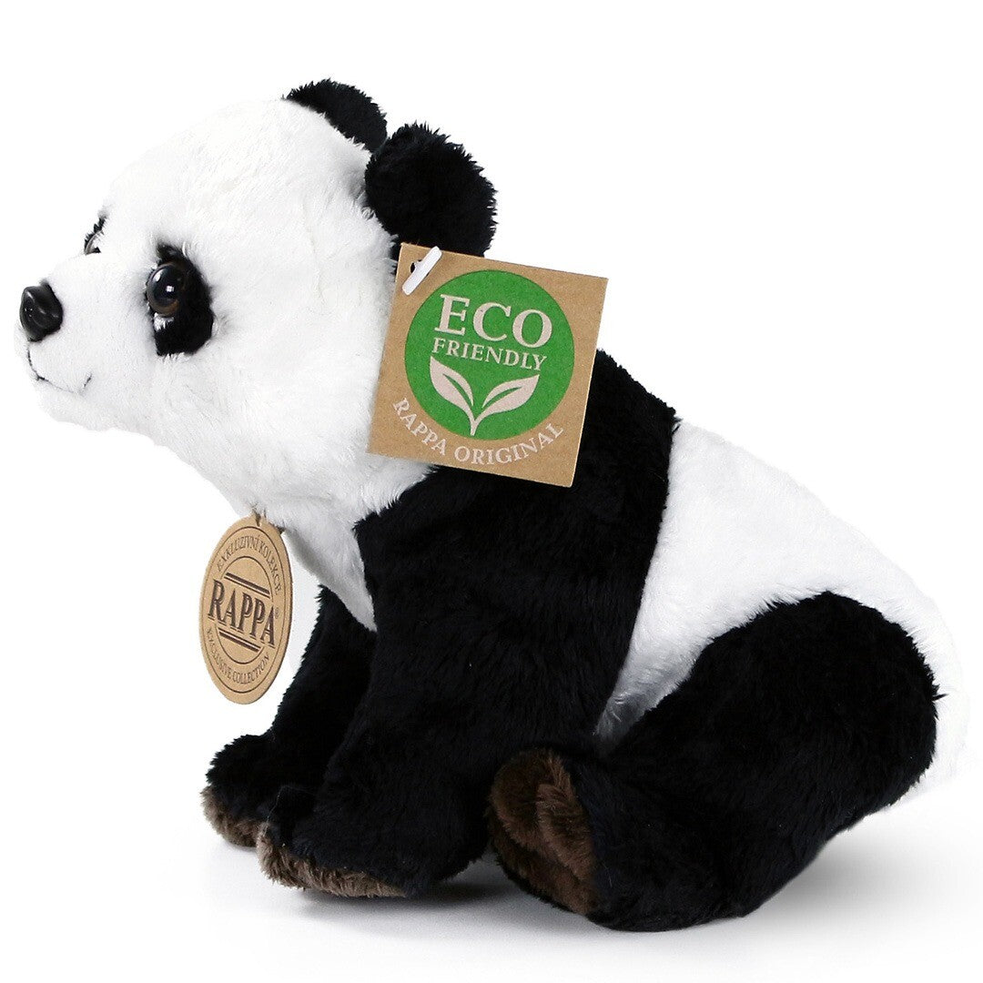 Rappa knuffelpanda zittend - 18 cm