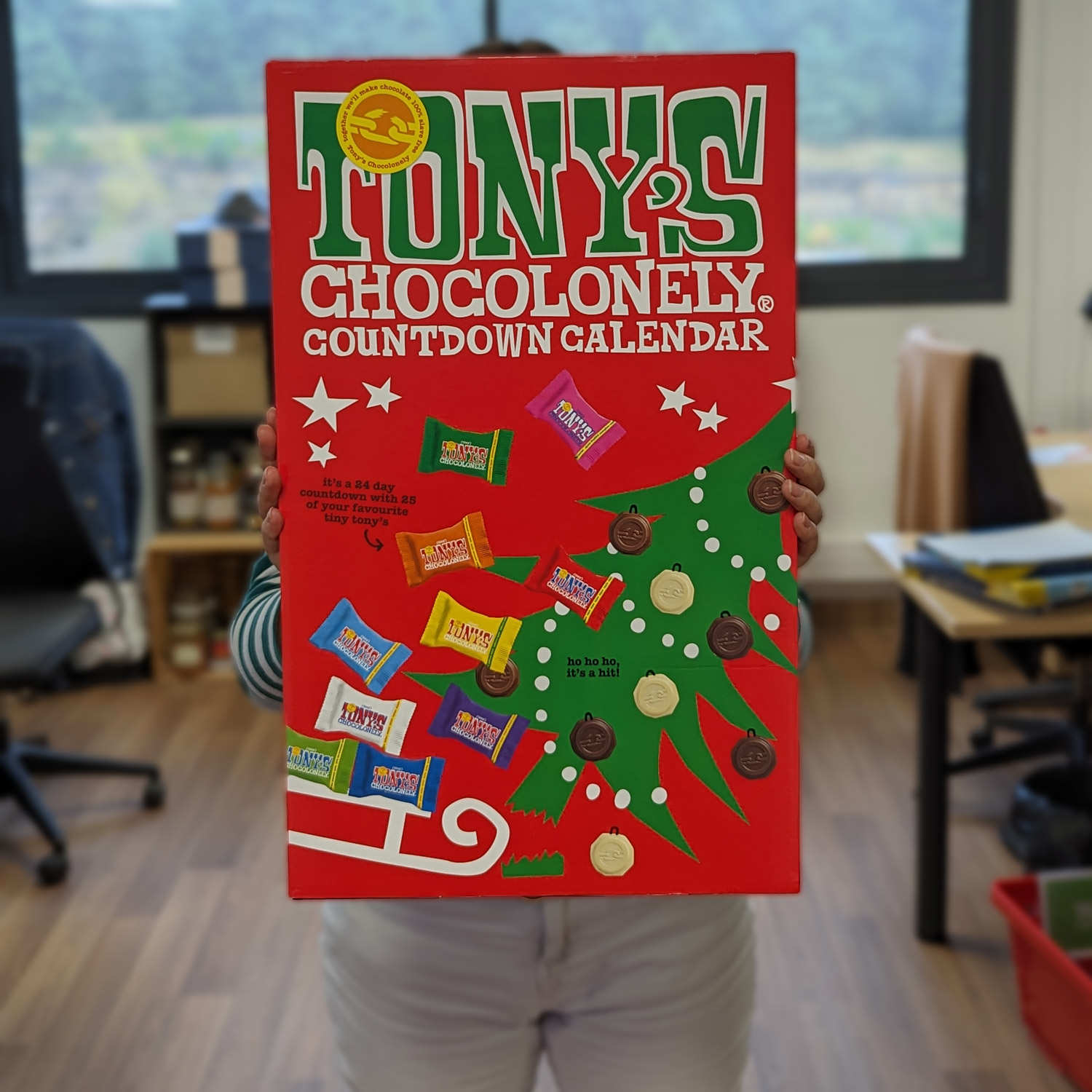 Calendrier de l'Avent Géant Chocolat Tony's Chocolonely