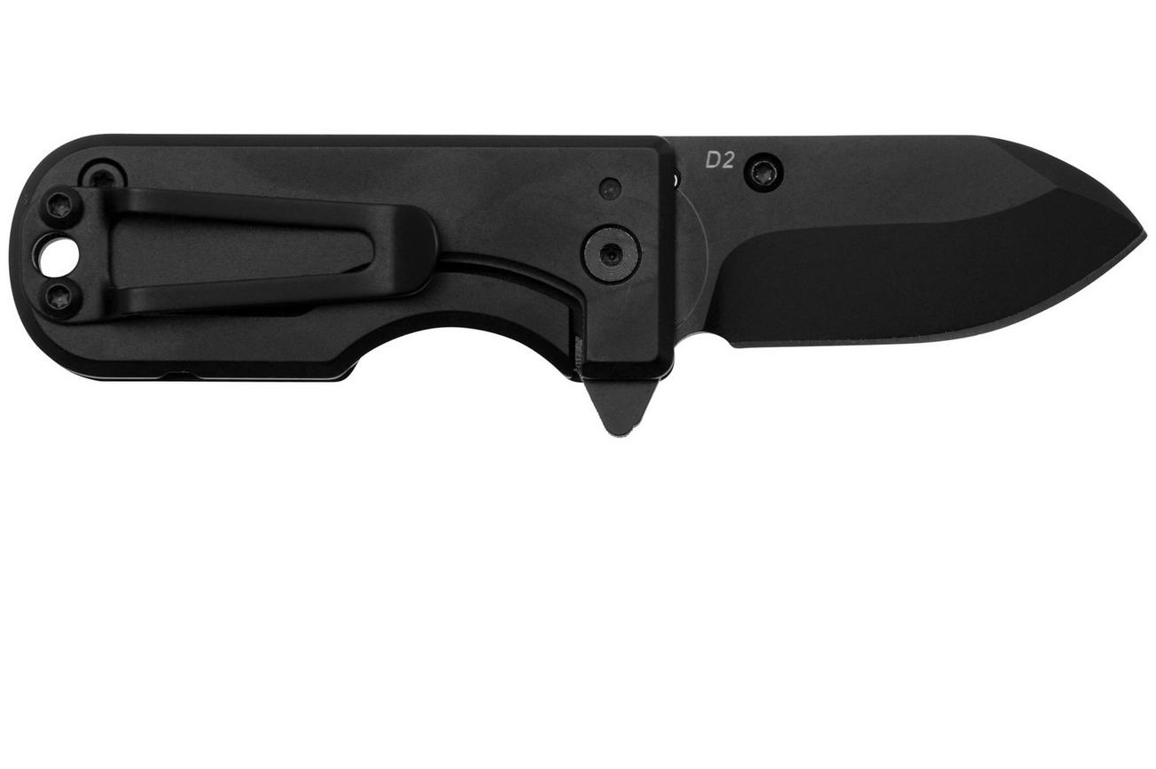 WESN Microblade Blacked Out SN01-2, D2, Titanium, zakmes
