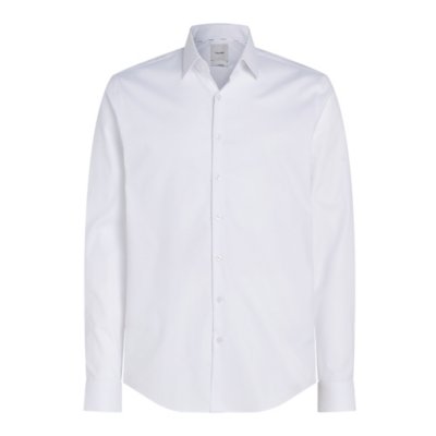 Chemise à manches longues homme Mini Structure Slim CALVIN KLEIN