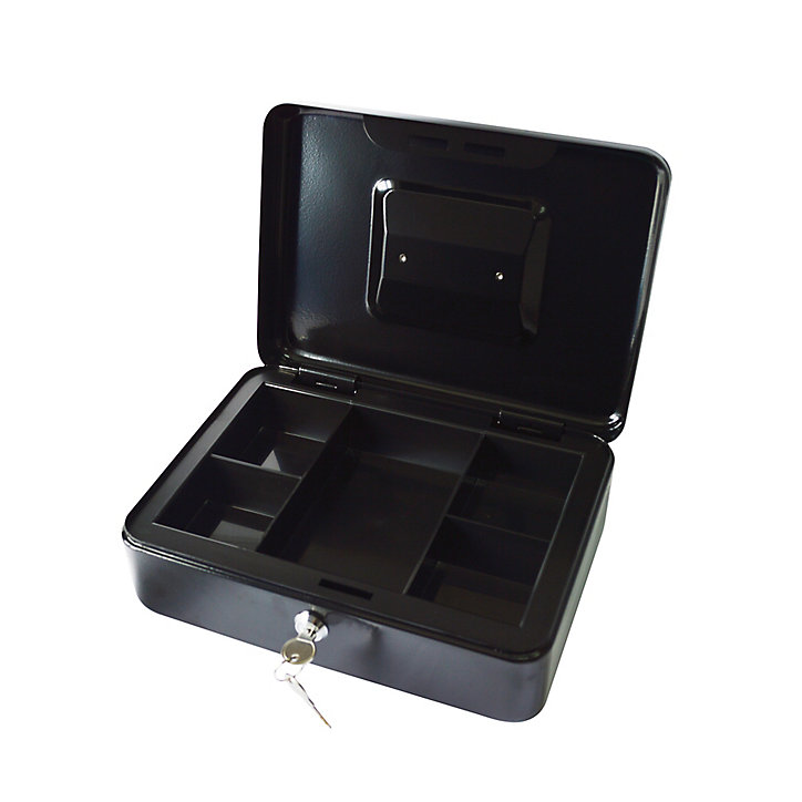 Caisse en acier Smith & Locke Noir 248 x 178 x 88 mm