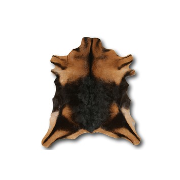 Geitenvacht Vloerkleed Bruin Gemeleerd 20 mm 70x50 cm