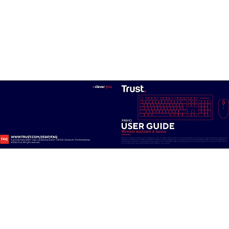 Trust primo trådløst tastatur
