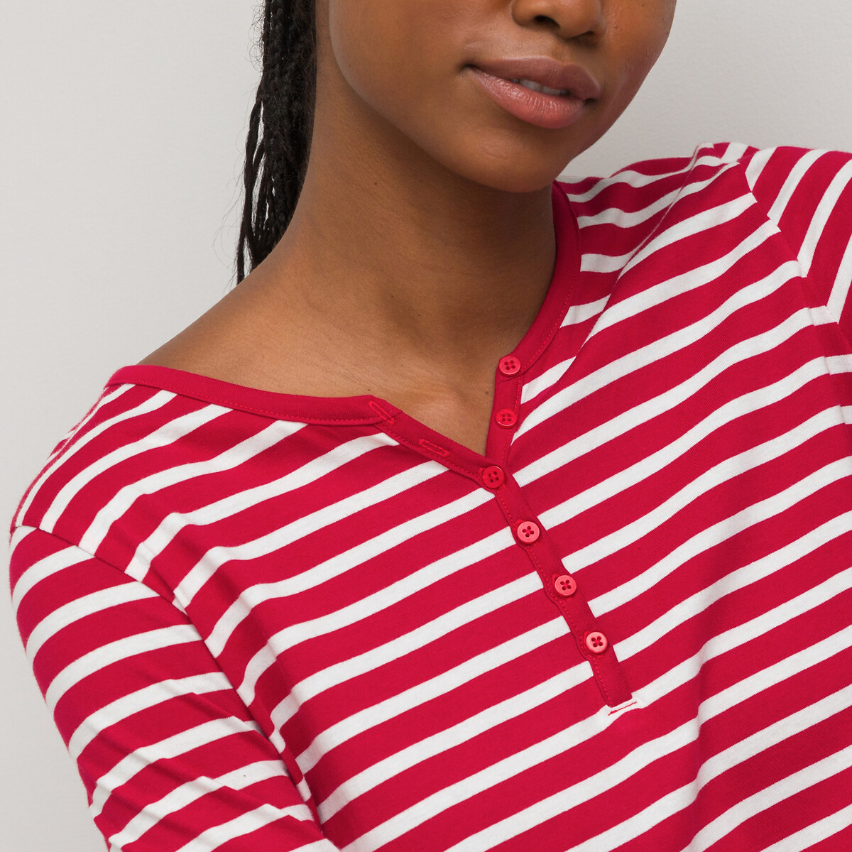 ANNE WEYBURN<br>Camisa de noite em katoenjersey
