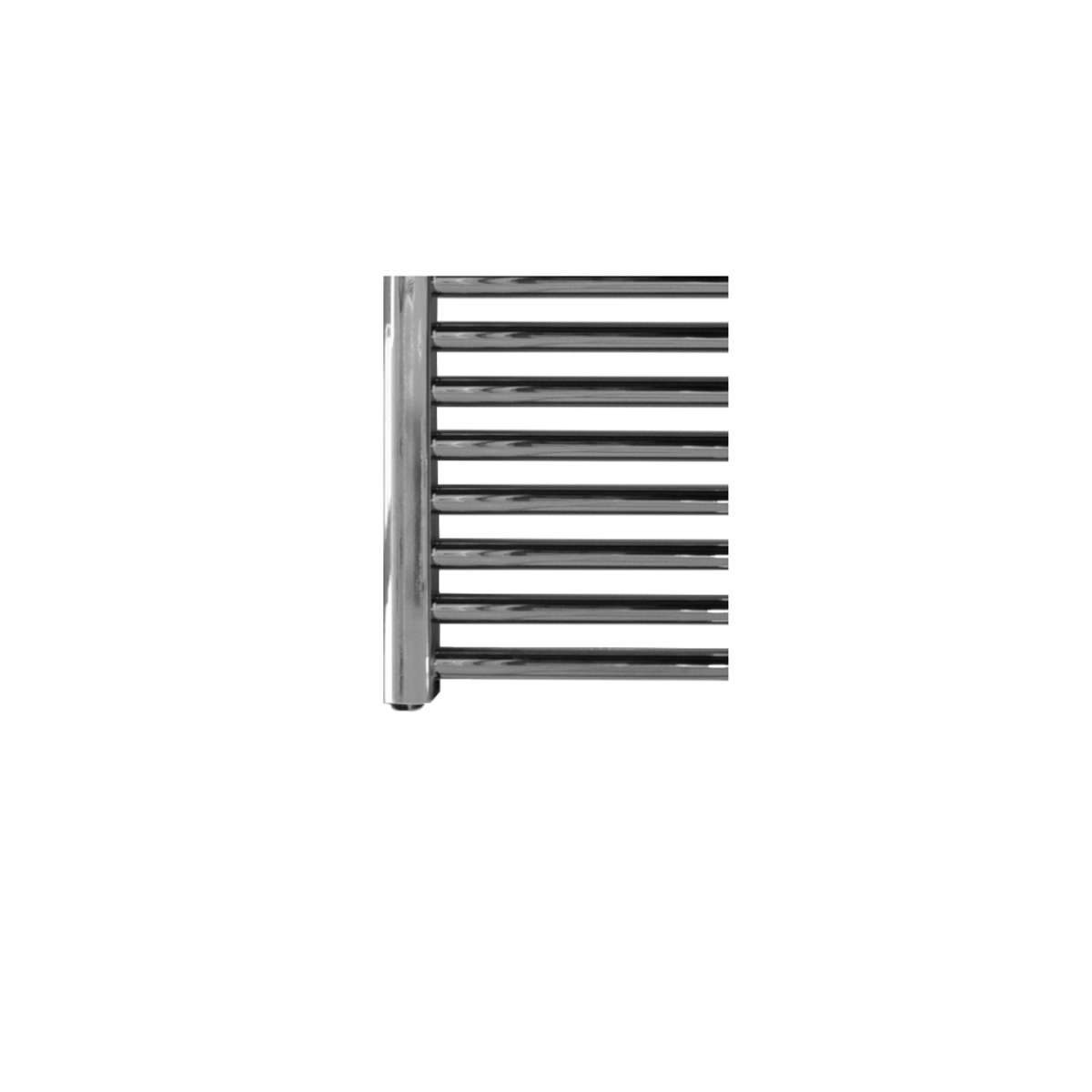 Sanicare elektrische design radiator 60x112cm chroom met WiFi en thermostaat rechts chroom