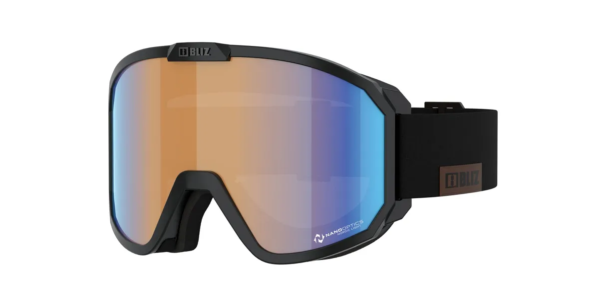 Bliz Rave MATT BLACK-WHITE LOGO/N_O_N_ORANGE&BLUE