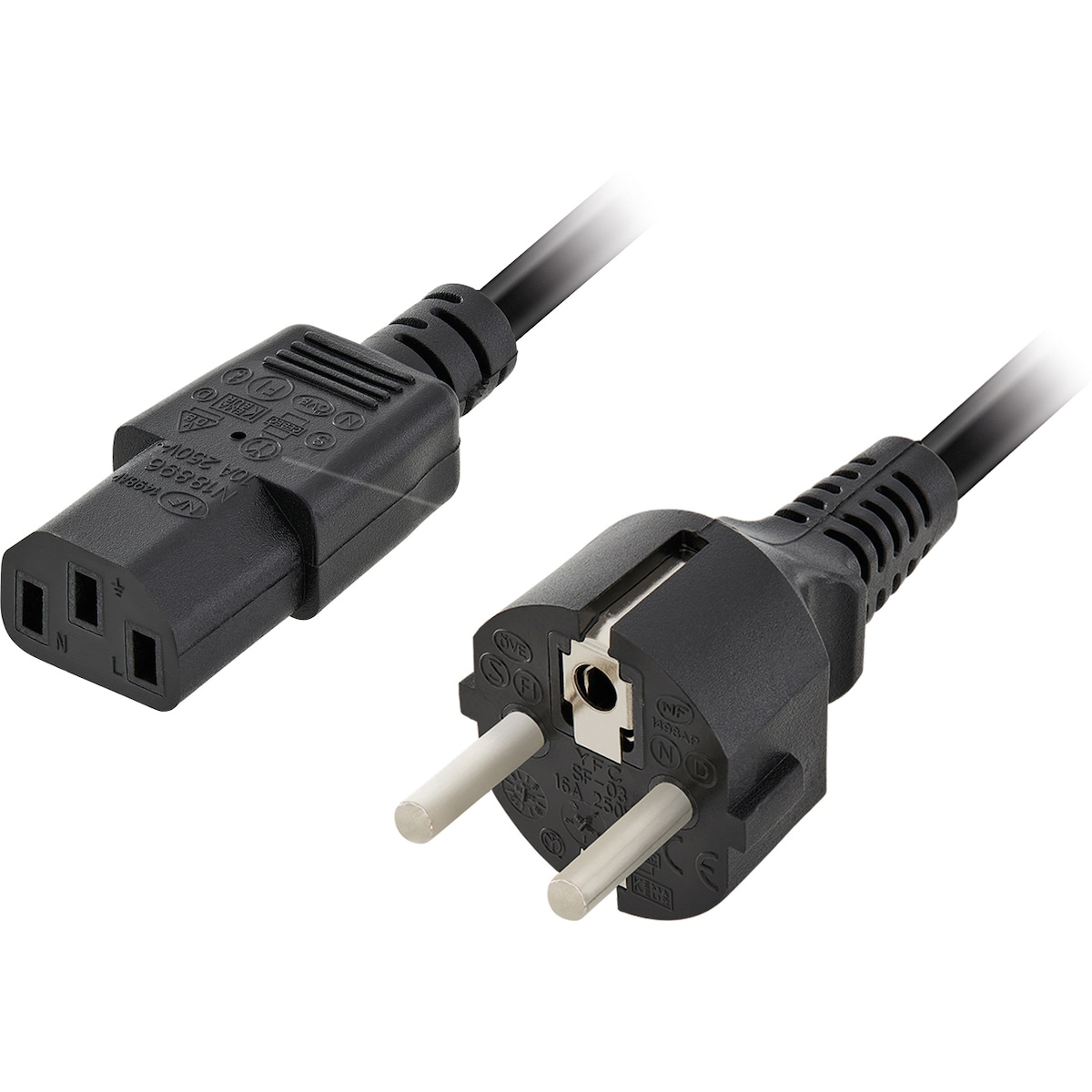 Belkin C13 IEC strømkabel (1,8 m)