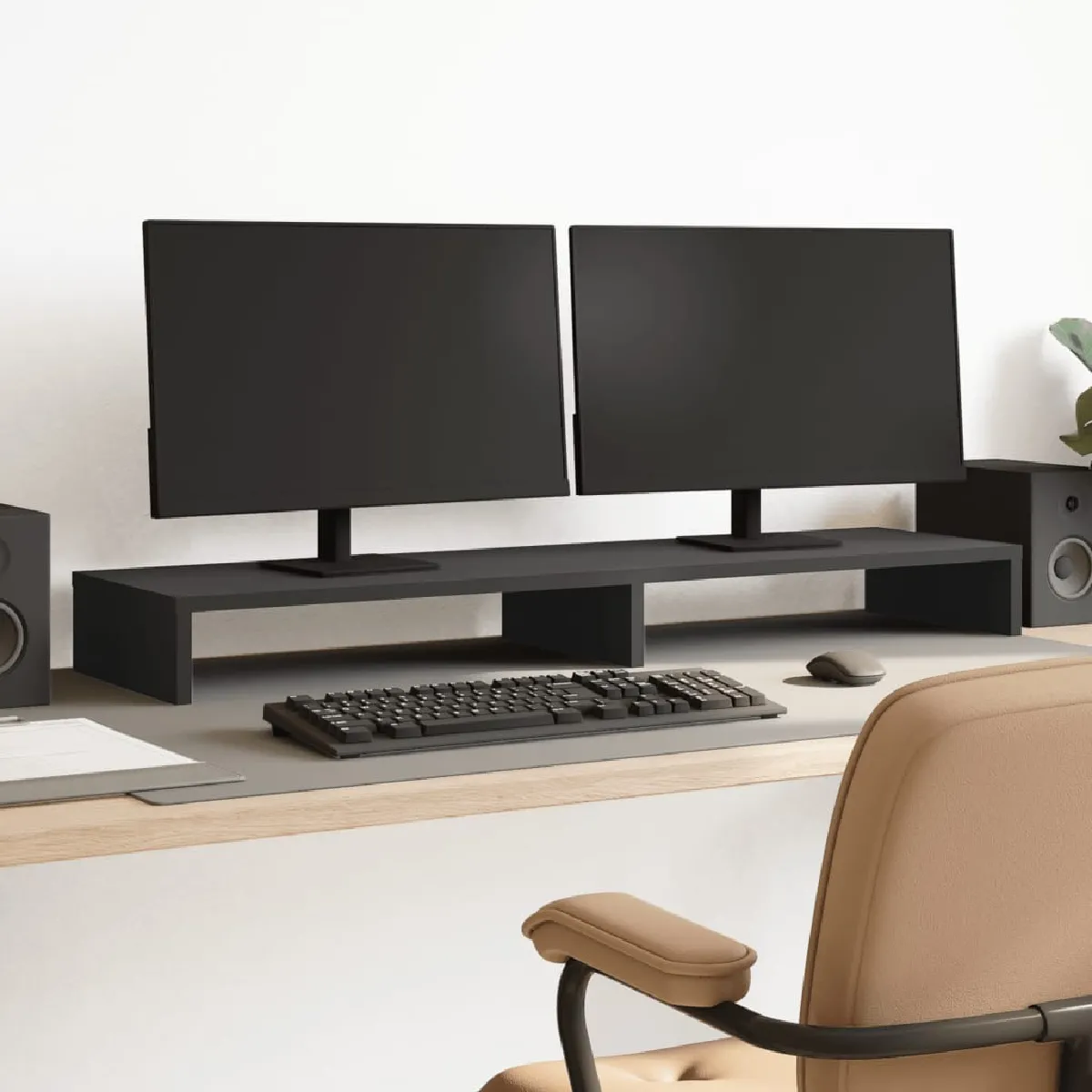 vidaXL Support de Moniteur - 100x27x10 cm