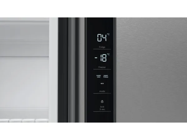 Bosch Serie | 4 KFN96VPEA - Køleskab/fryser - side-by-side - bredde: 91 cm - dybde: 73.1 cm - højde: 183 cm - 605 liter - Klasse E