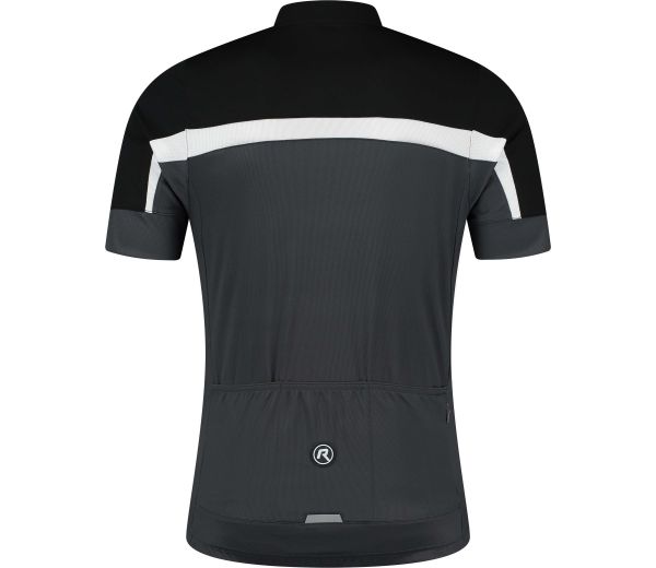 Rogelli Course Cykeltrøje, Black/White/Grey