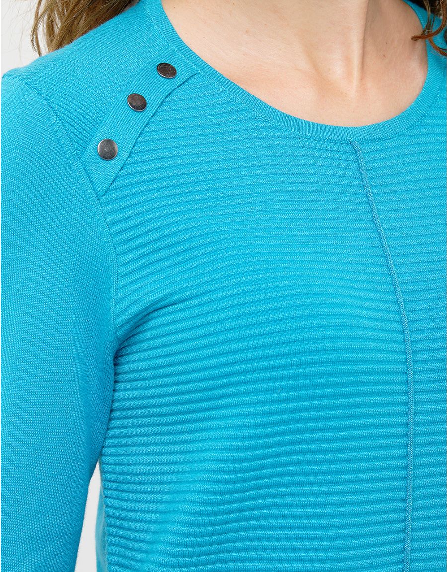 Pull bleu rayures