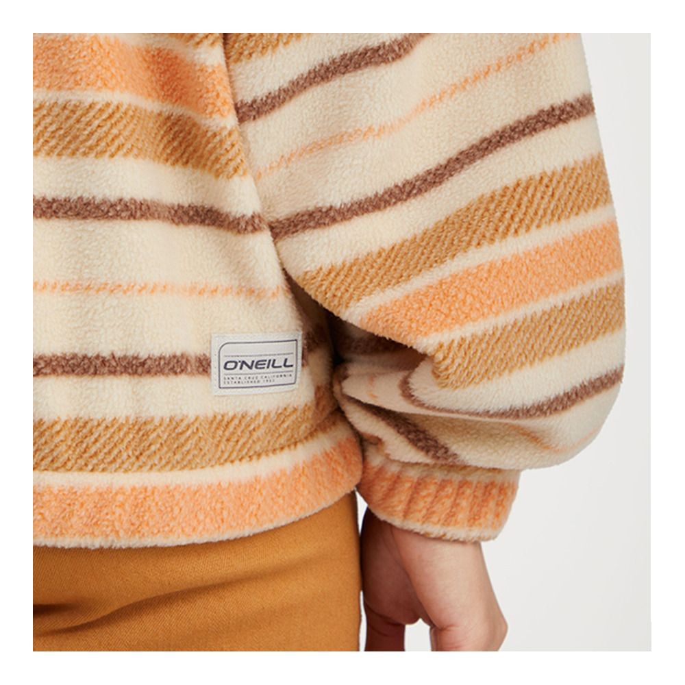 O'Neill SUPERFLEECE - Polaire Femme white crossover stripe