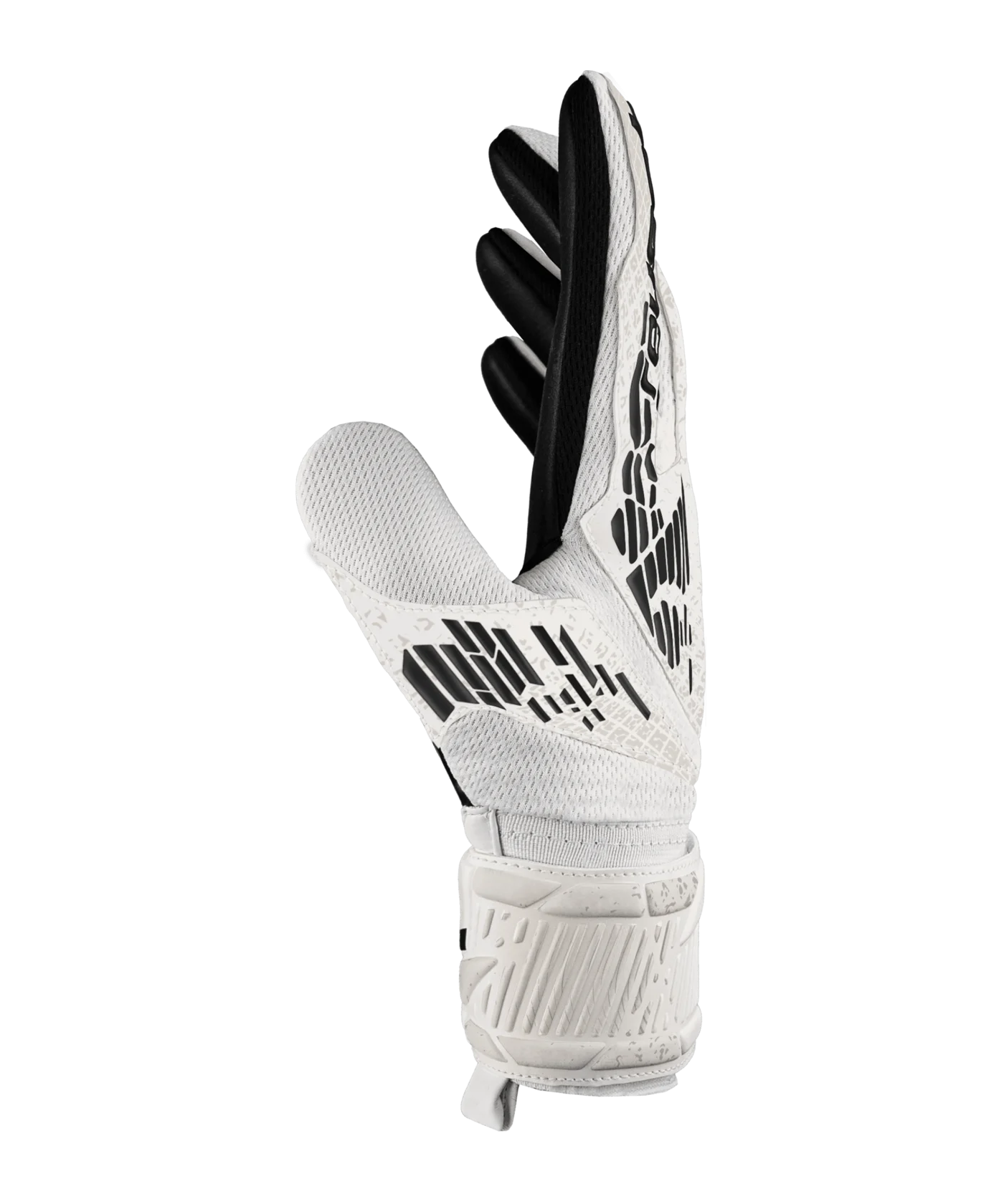 Reusch Attrakt Infinity NC Shine Bright 2024 TW-Handschuhe Weiss Schwarz F1101