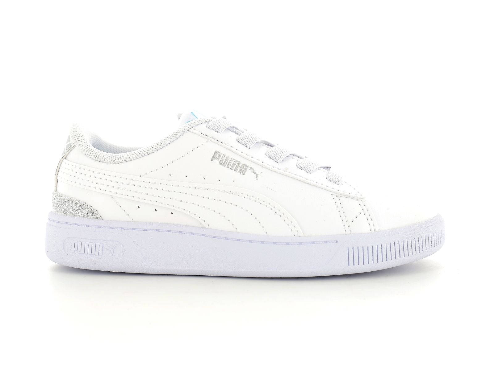 Puma-389739 Matières combinées Blanc Argent