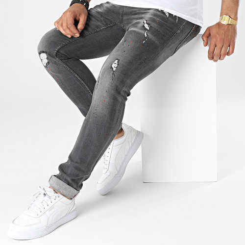 Jean Skinny 694 Gris Anthracite