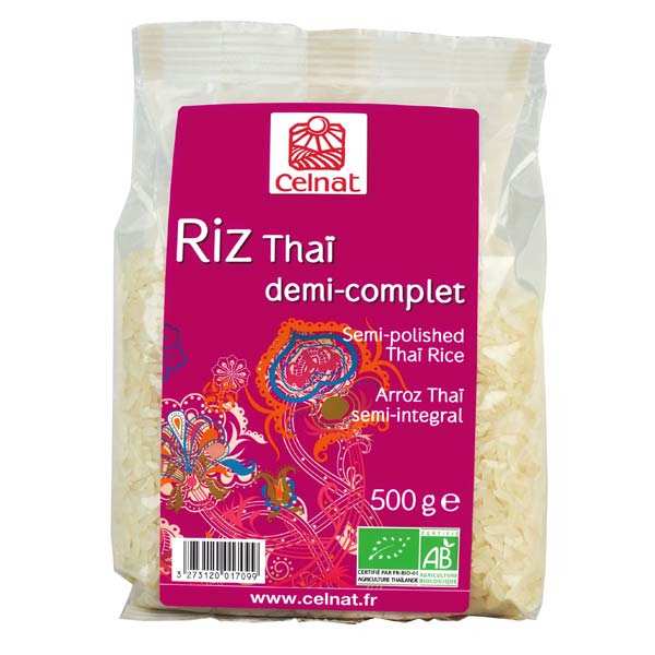 Riz Thaï demi-complet bio