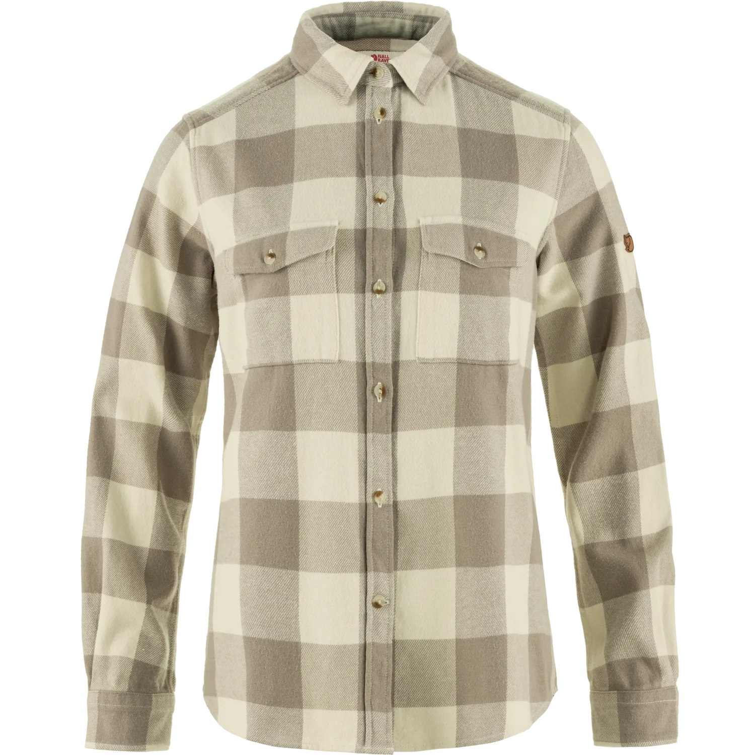 Fjällräven Övik Heavy Flannel Shirt W Fog-Chalk White