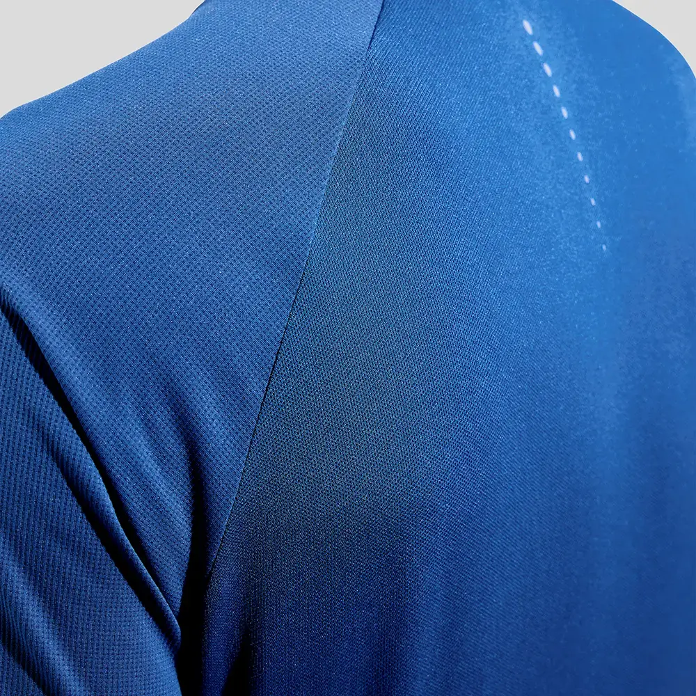 Odlo Axalp Trail Hardloopshirt Korte Mouwen Blauw Heren