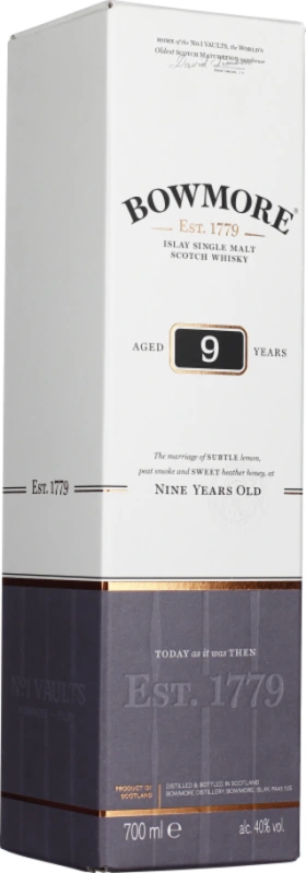 BOWMORE 9 YEARS SINGLE MALT 70CL