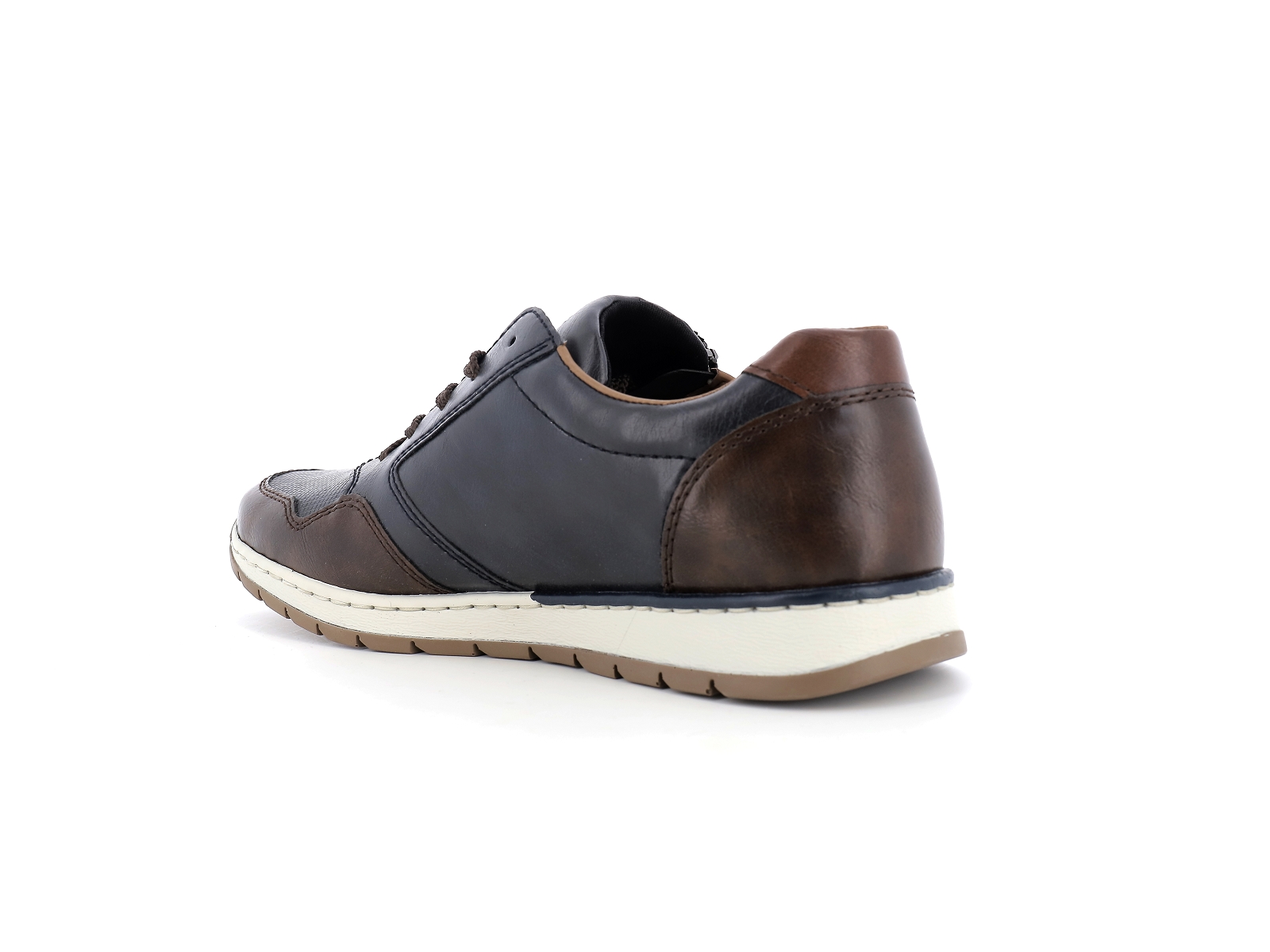 Rieker-B2111 Synthétique Bleu Marron
