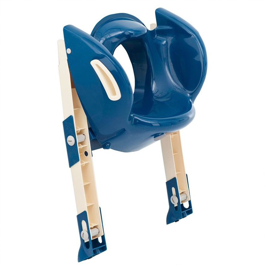 Réducteur de toilettes Kiddyloo - Bleu océan - Ecru