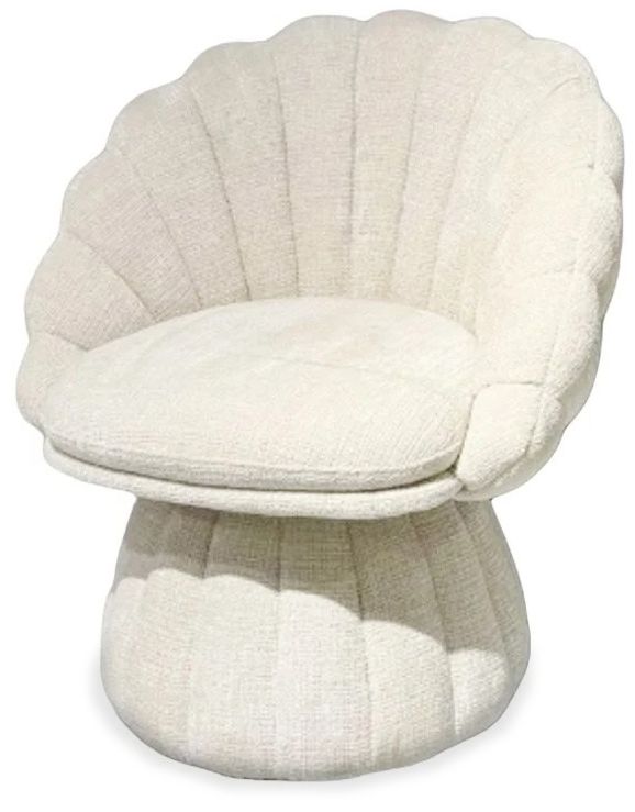 Fauteuil S4777 beige chenille Blossom B76 x D73 x H84 cm