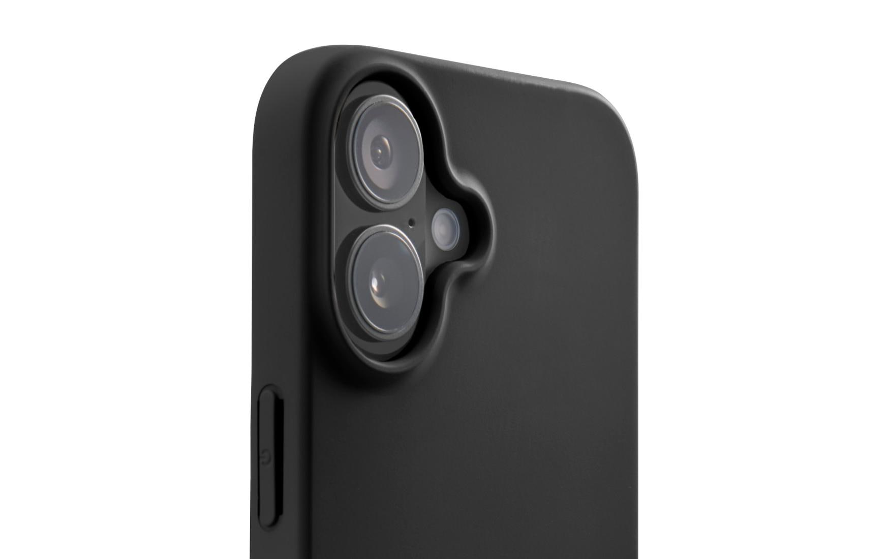 Back Cover Fantastic Feel Schwarz für iPhone 16 PlusHama Fantastic Feel Handy-Schutzhülle 17 cm (6.7