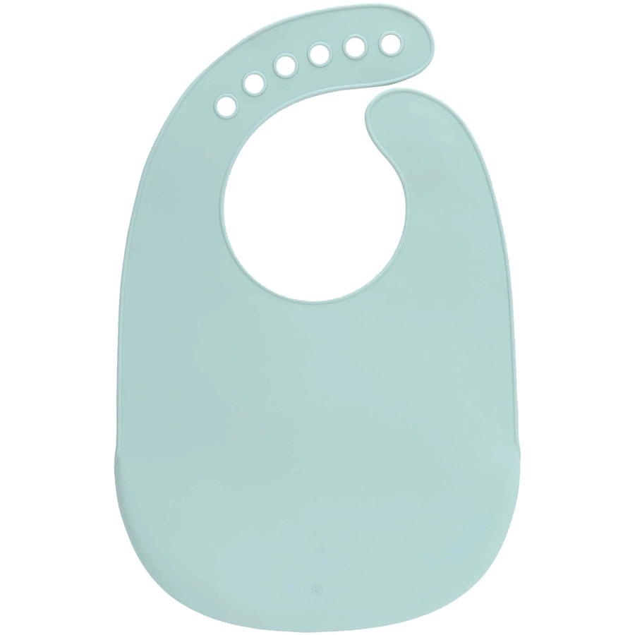 Lässig Silikon Geschirrset mit Lätzchen Little Chums 3er Set blau